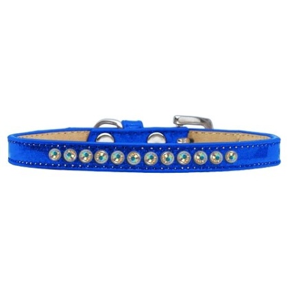 AB Crystal Size 10 Blue Puppy Ice Cream Collar