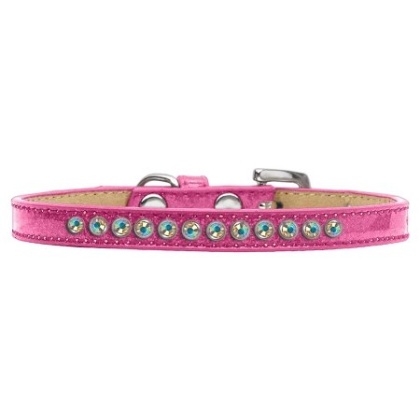 AB Crystal Size 10 Pink Puppy Ice Cream Collar