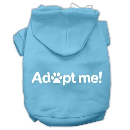Adopt Me Screen Print Pet Hoodies Baby Blue Size Lg