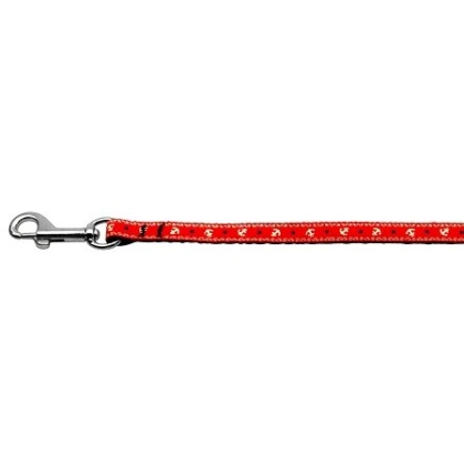 Anchors Nylon Ribbon Leash Red 3/8 inch wide 4ft Long