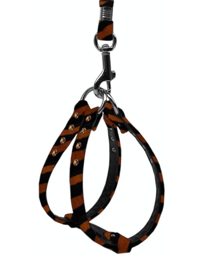 Animal Print Step In Harness Tiger 10
