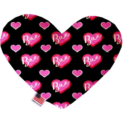 Bae 6 inch Canvas Heart Dog Toy