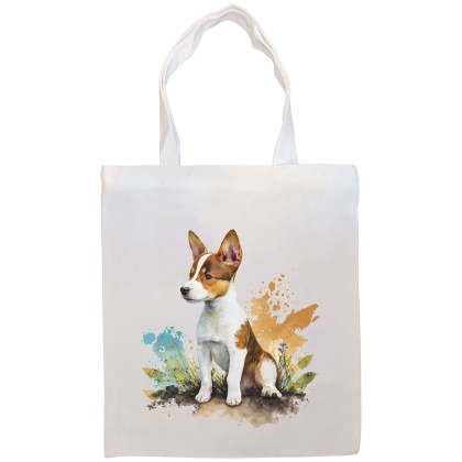 Basenji Canvas Tote Bag Style1