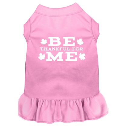 Be Thankful for Me Screen Print Dress Light Pink 4X (22)