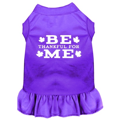 Be Thankful for Me Screen Print Dress Purple 4X (22)
