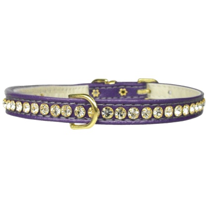 Beverly Purple 10 (with clear stones)