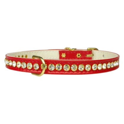 Beverly Red 10 (with clear stones)