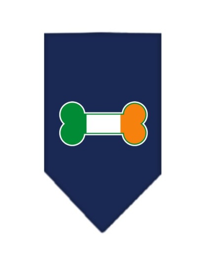 Bone Flag Ireland Screen Print Bandana Navy Blue large