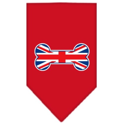 Bone Flag UK Screen Print Bandana Red Large