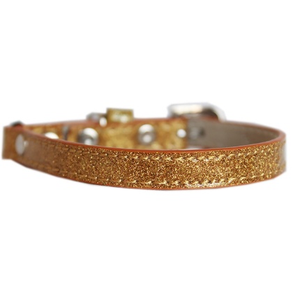 Ice Cream Plain Cat safety collar Gold Size 10
