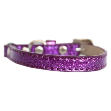 Ice Cream Plain Cat safety collar Purple Size 10