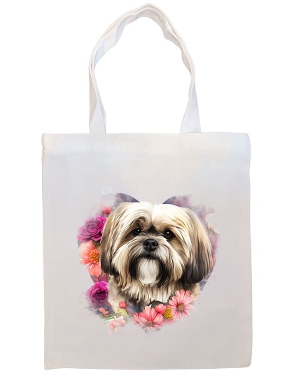 Lhasa Apso Canvas Tote Bag Style4
