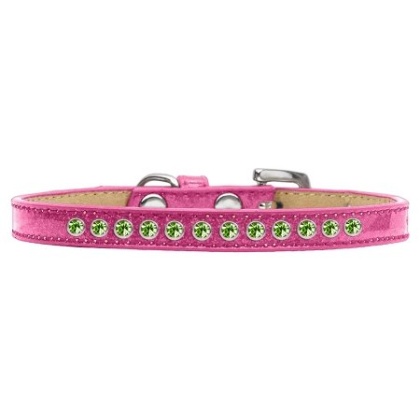 Lime Green Crystal Size 10 Pink Puppy Ice Cream Collar