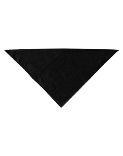 Plain Bandana Black Large