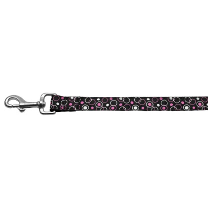 Retro Nylon Ribbon Collar Black 1 wide 4ft Lsh